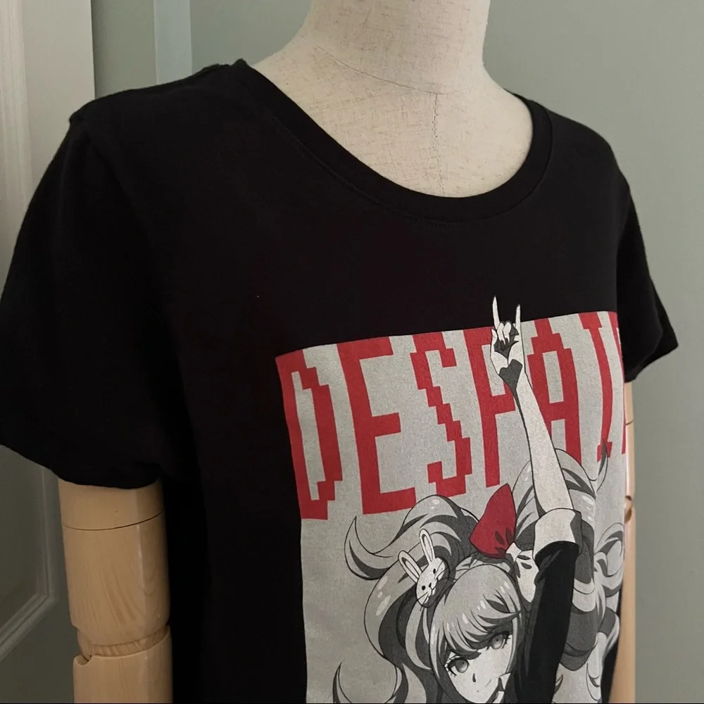 Dangan Ronpa 3 Anime Dispair Black T Shirt Size XL - Picture 5 of 11